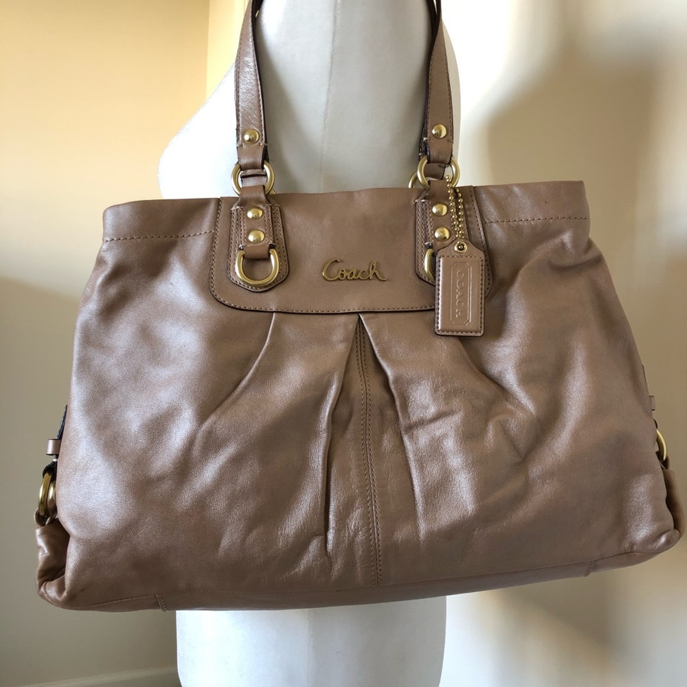 Coach Tan Leather Purse